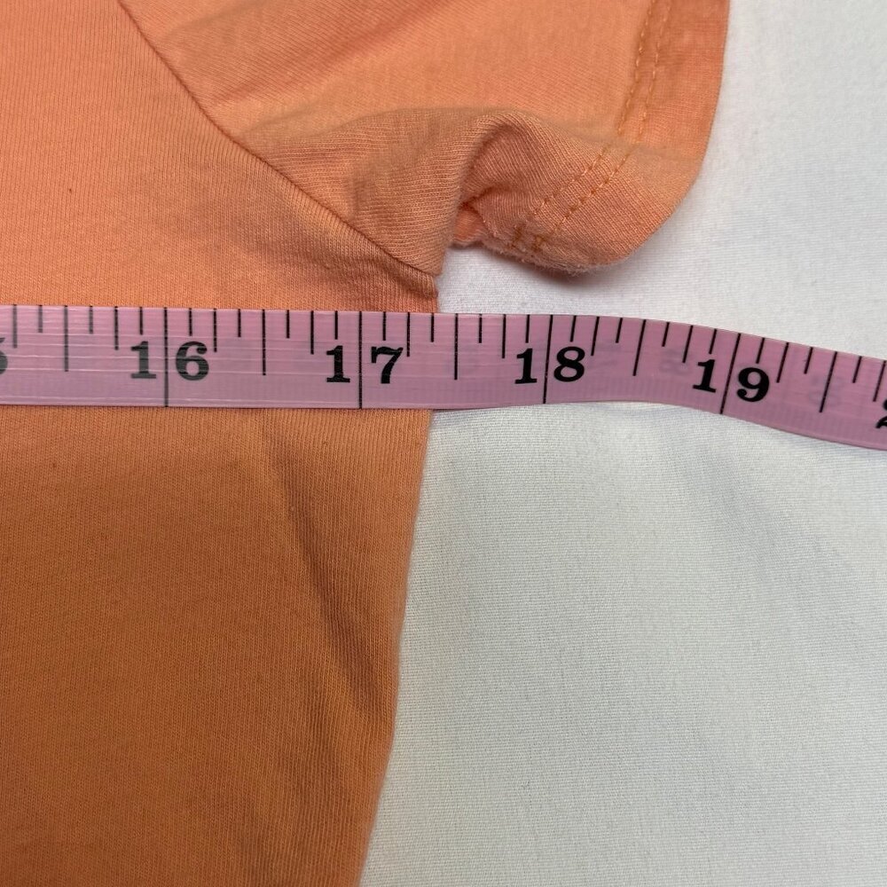 The North Face Women's Slim Fit T-Shirt M Orange Mountain Graphic EUC - Picture 7 of 9